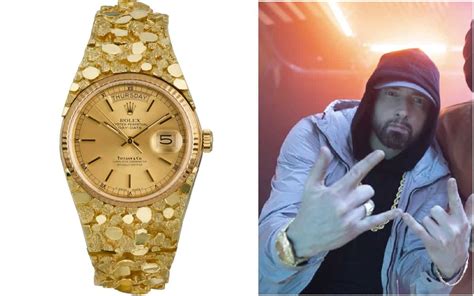 eminem gold rolex.